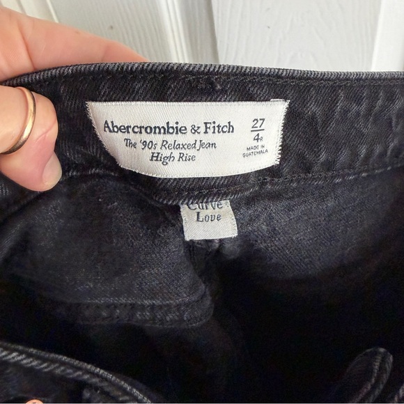 Abercrombie & Fitch CURVE LOVE The 90s Relaxed Jean High Rise - Picture 3 of 8
